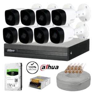 Dahua 8 Kameralı Güvenlik Kamerası Seti