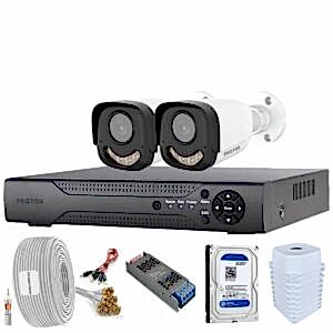 EKO 2 Kameralı Gece Görüşlü Full HD Güvenlik Kamera Seti