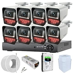 8 Kameralı Paket Güvenlik Kamerası Seti